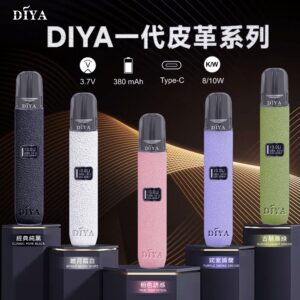 DIYA叮啞-皮革主機-通用一代煙彈-高能續航-台灣現貨