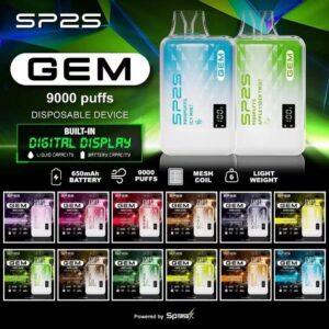 SP2S思博瑞-GEM 9000口拋棄式 -高級續航-正品現貨